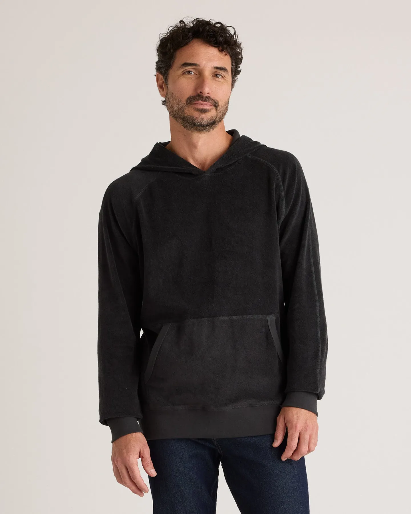 100% Organic Cotton Terry Towel Pullover Hoodie
