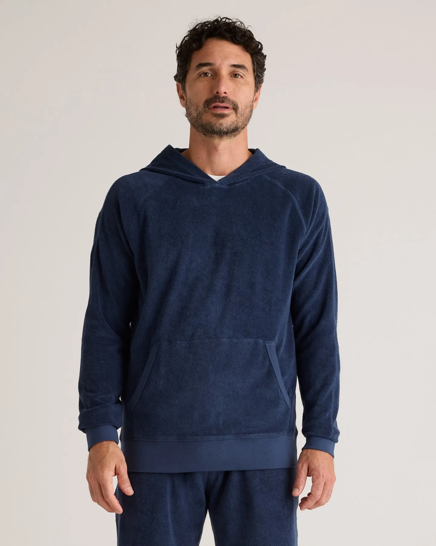 100% Organic Cotton Terry Towel Pullover Hoodie