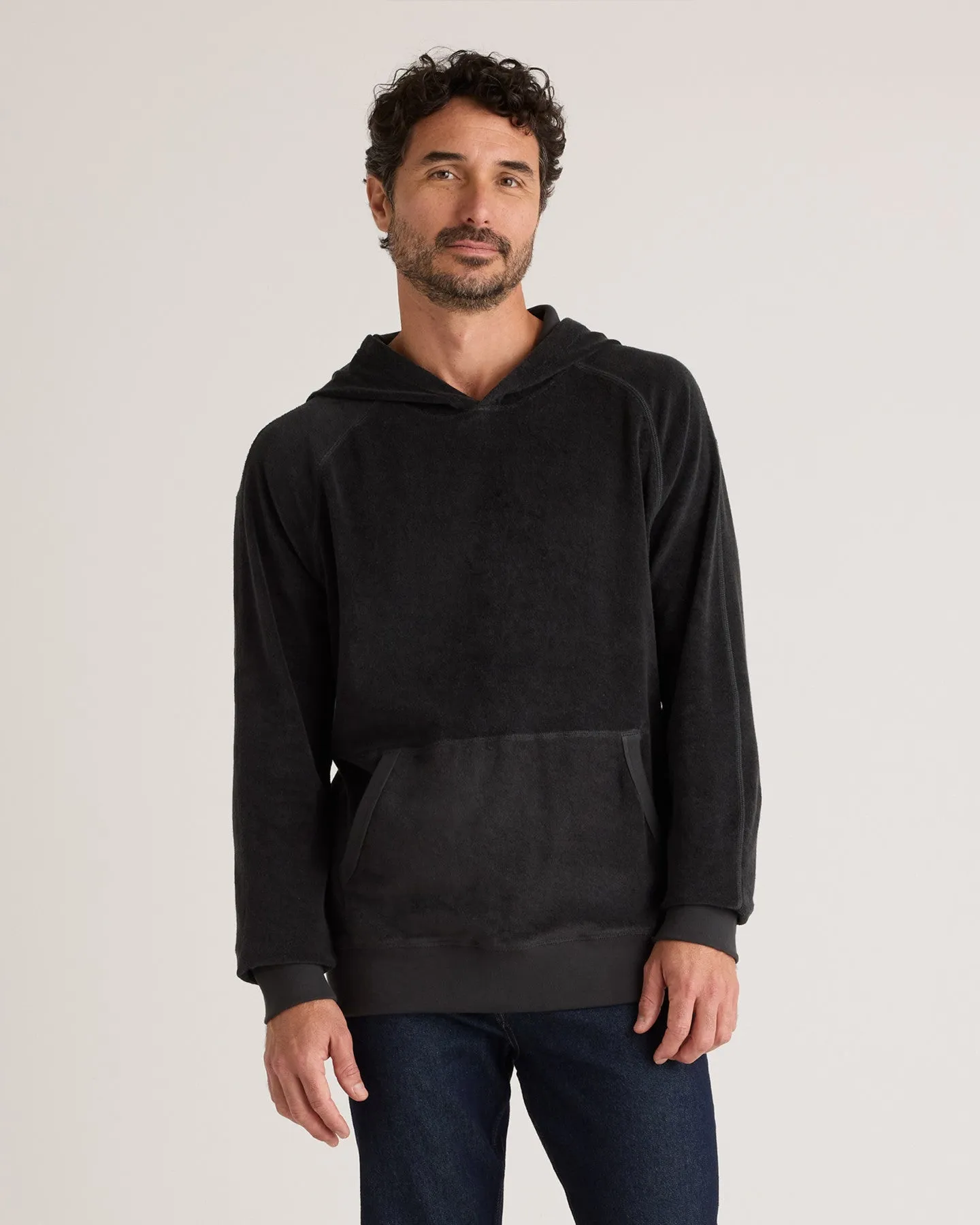 100% Organic Cotton Terry Towel Pullover Hoodie