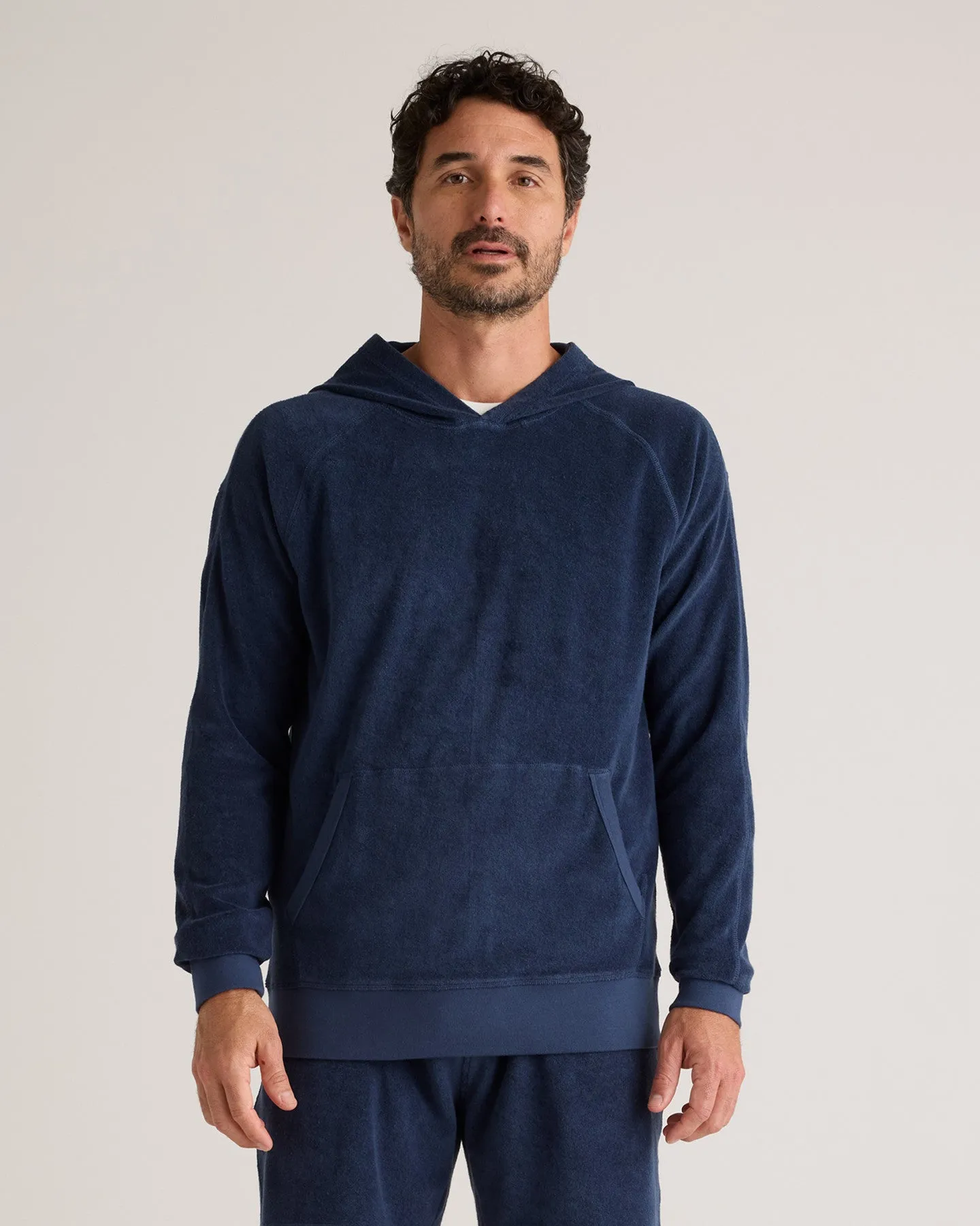 100% Organic Cotton Terry Towel Pullover Hoodie