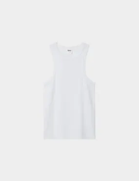 Alisson  White Racerback Vest Top
