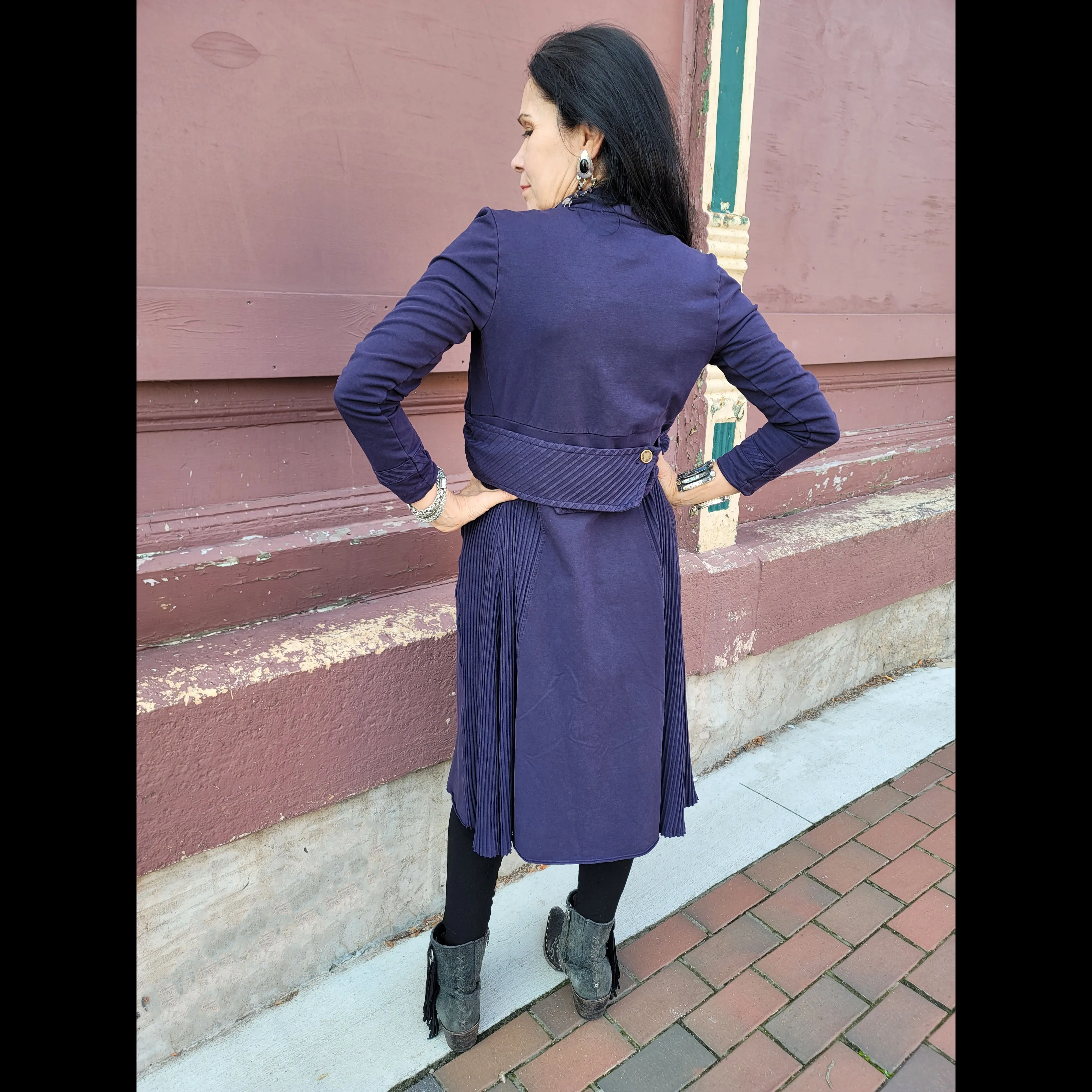 Audrey Coat - Testimony - Plum - JKTT54