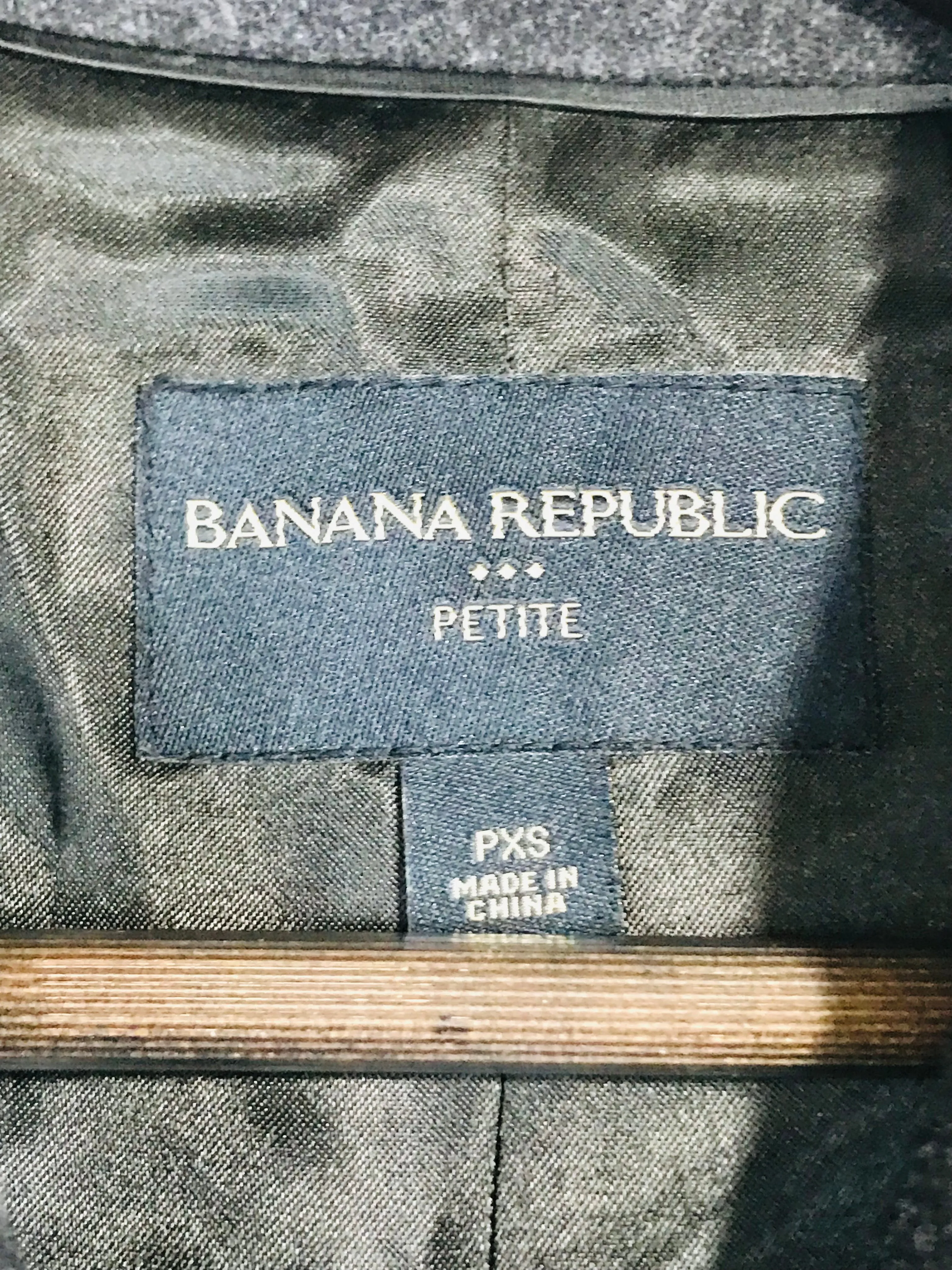 Banana Republic Women's Wool Crop Overcoat Coat | XS UK6-8 | Grey