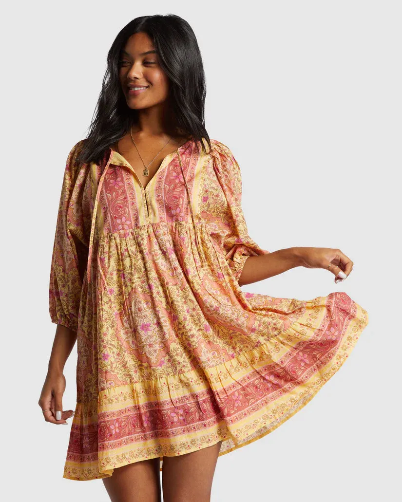 Billabong Ambers Dress - Pale Yellow