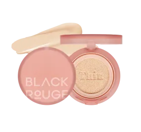Black Rouge Thin Layer Velour Cushion