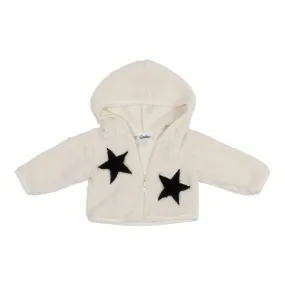 Black Star Sherpa Hooded Jacket