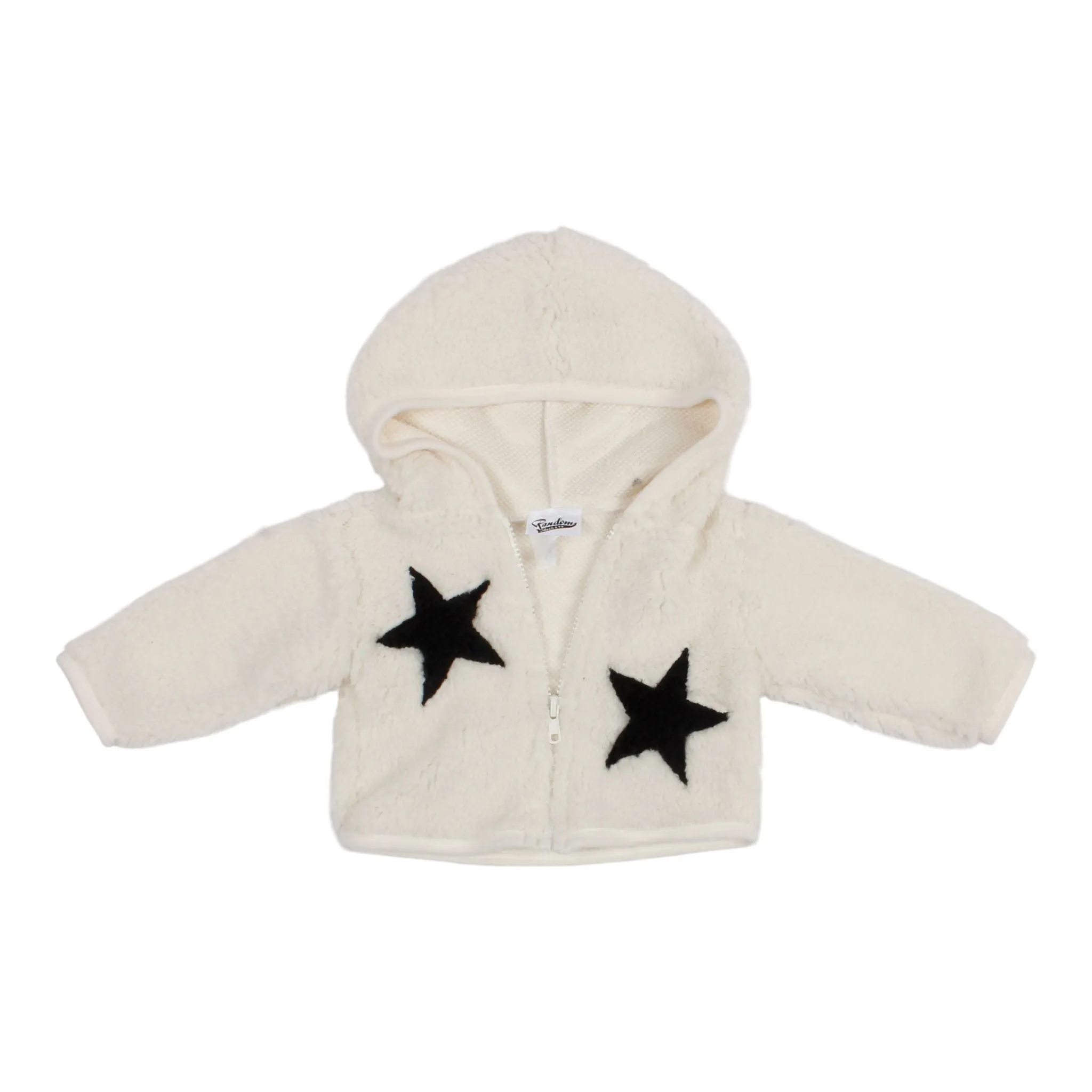 Black Star Sherpa Hooded Jacket