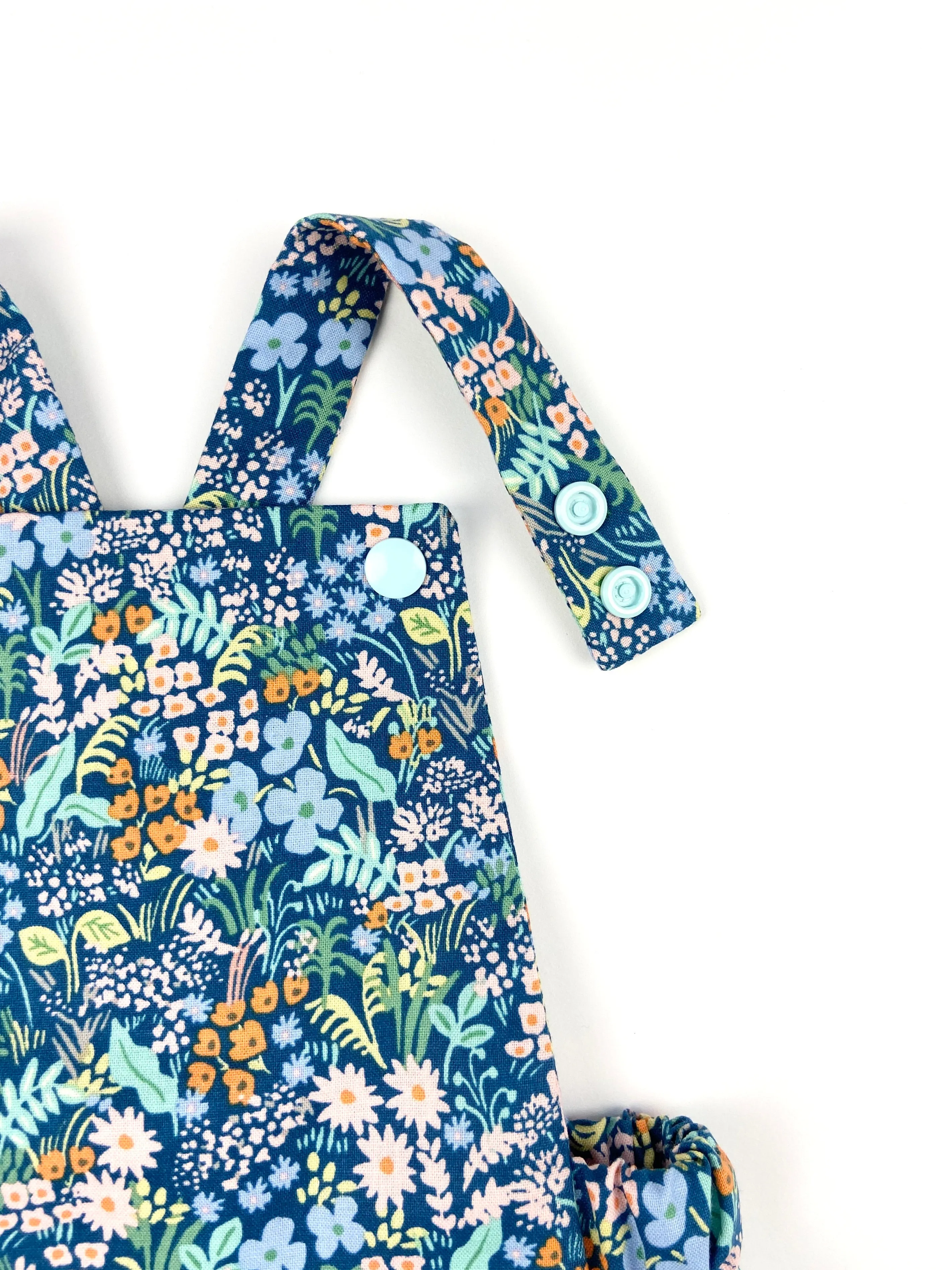 BLUE MEADOW SHORT ROMPER