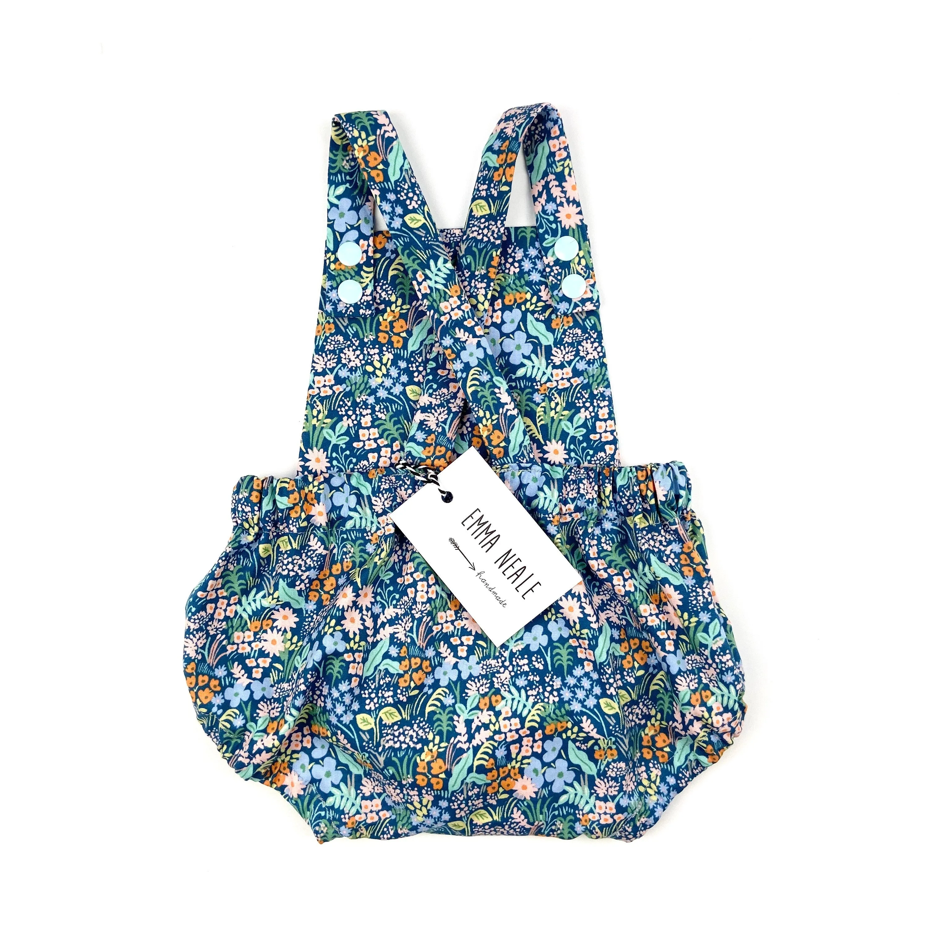 BLUE MEADOW SHORT ROMPER