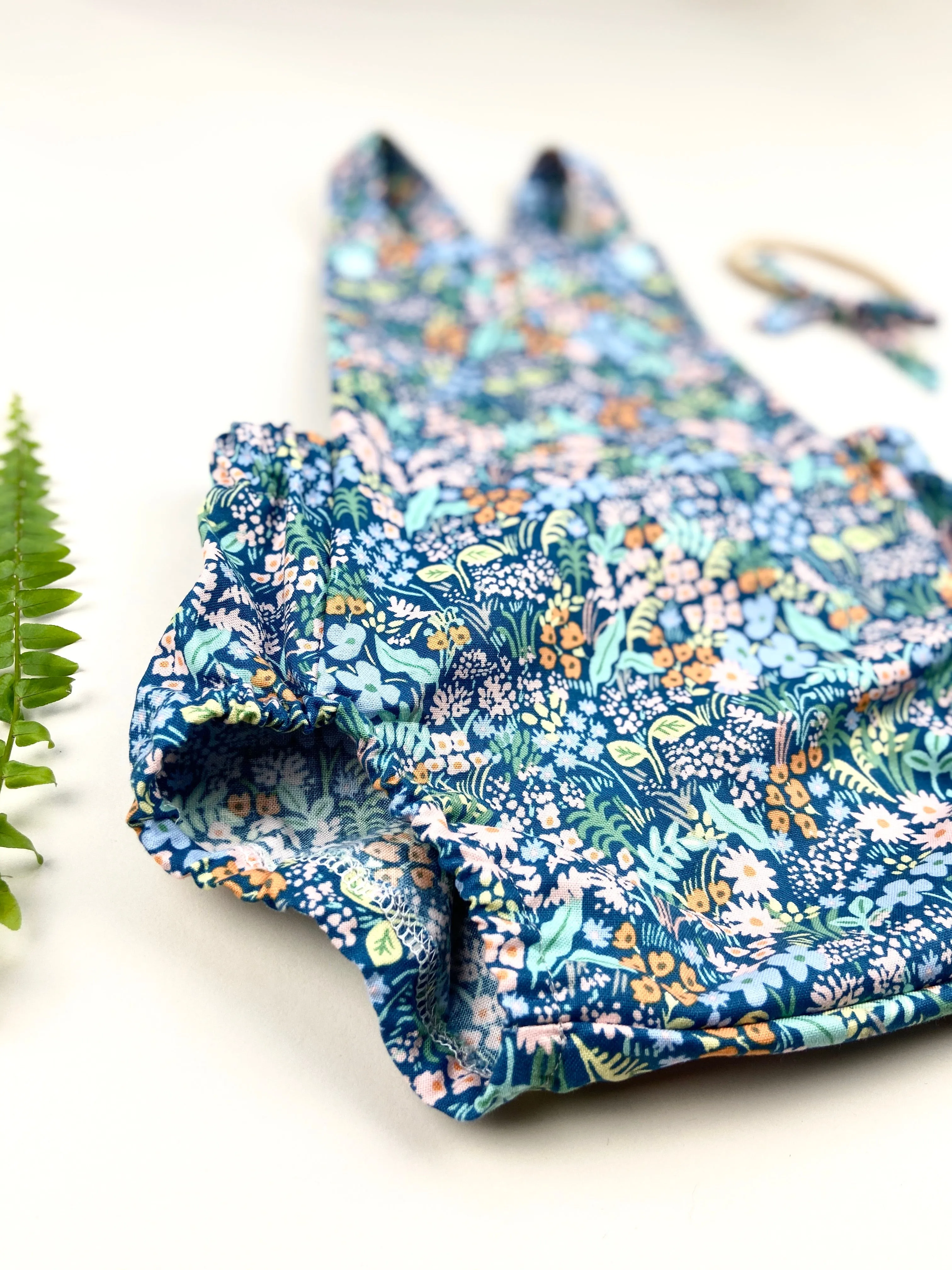 BLUE MEADOW SHORT ROMPER