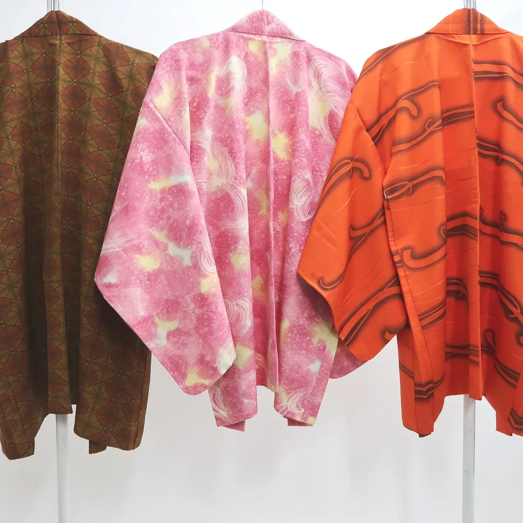 Bundle 15pcs Silk Haori Jacket Wholesale Bulk Free Shipping #411