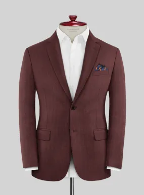 Caccioppoli Sun Dream Svoldo Maroon Wool Jacket