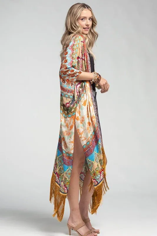 Cairo Fringe Kimono
