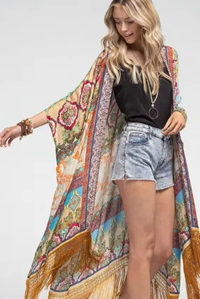 Cairo Fringe Kimono