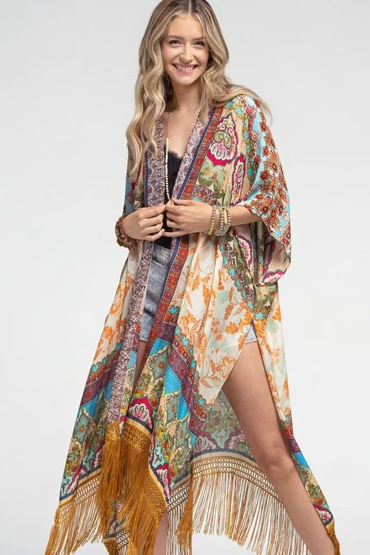 Cairo Fringe Kimono