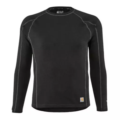 CARHARTT FORCE HEAVYWEIGHT SYNTHETIC WOOL-BLEND FLEECE BASE LAYER CREWNECK TOP UH0175