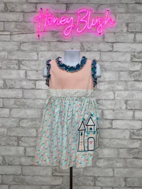 Castle Appliqué Dress