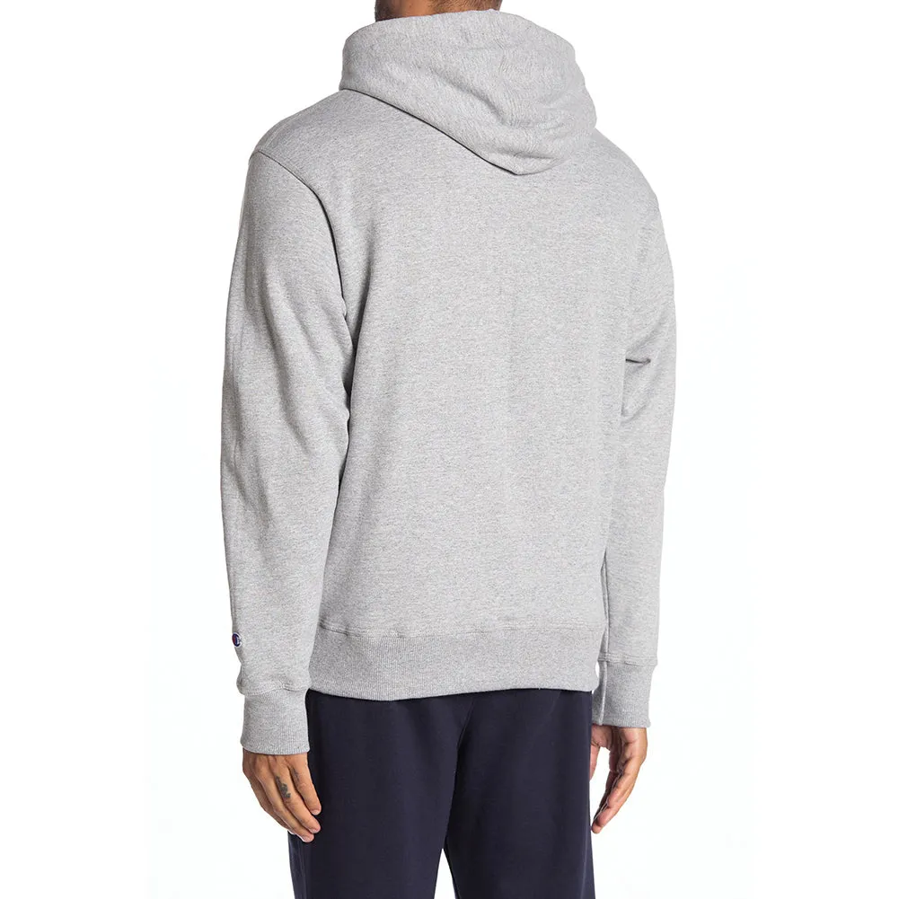 Champion Men's GF89H-Y07975 PowerBlend Fleece Vertical Logo Pullover Hoodie  XL