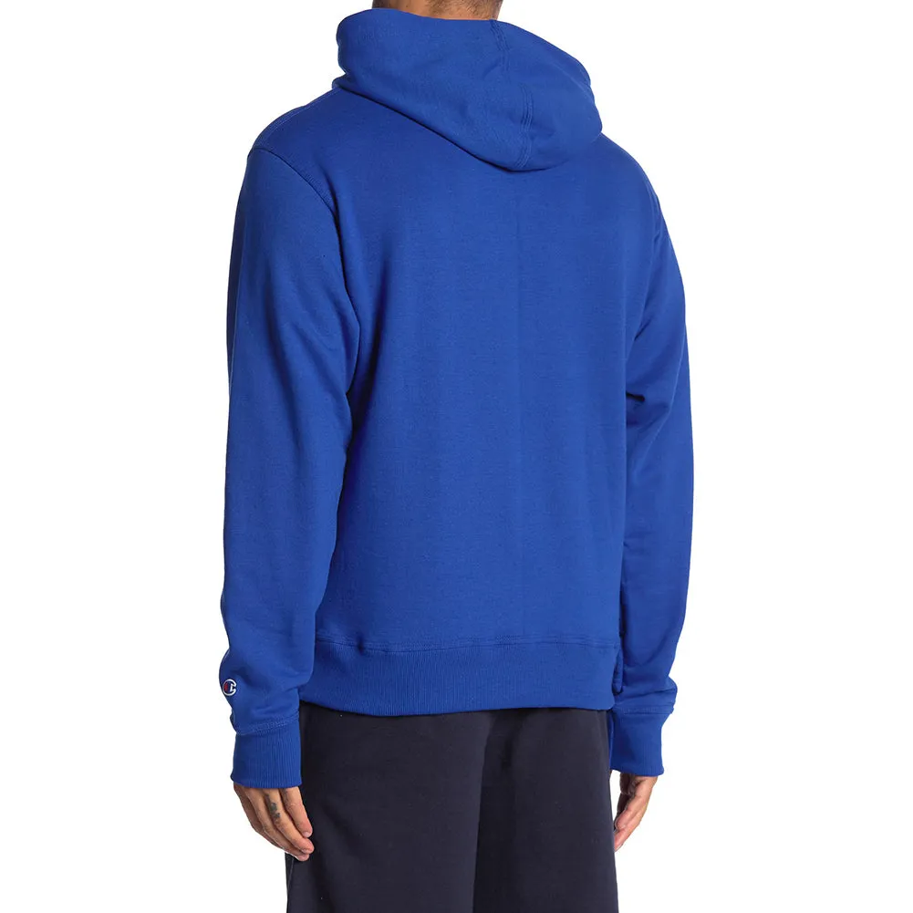 Champion Men's GF89H-Y07975 PowerBlend Fleece Vertical Logo Pullover Hoodie  XL