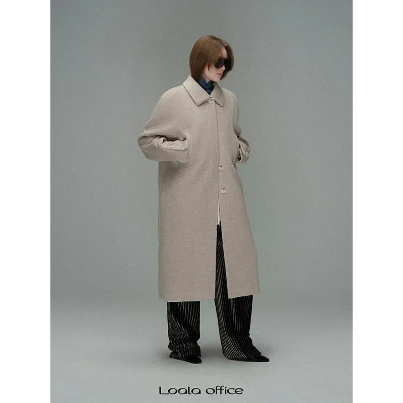 Classic Beige Overcoat
