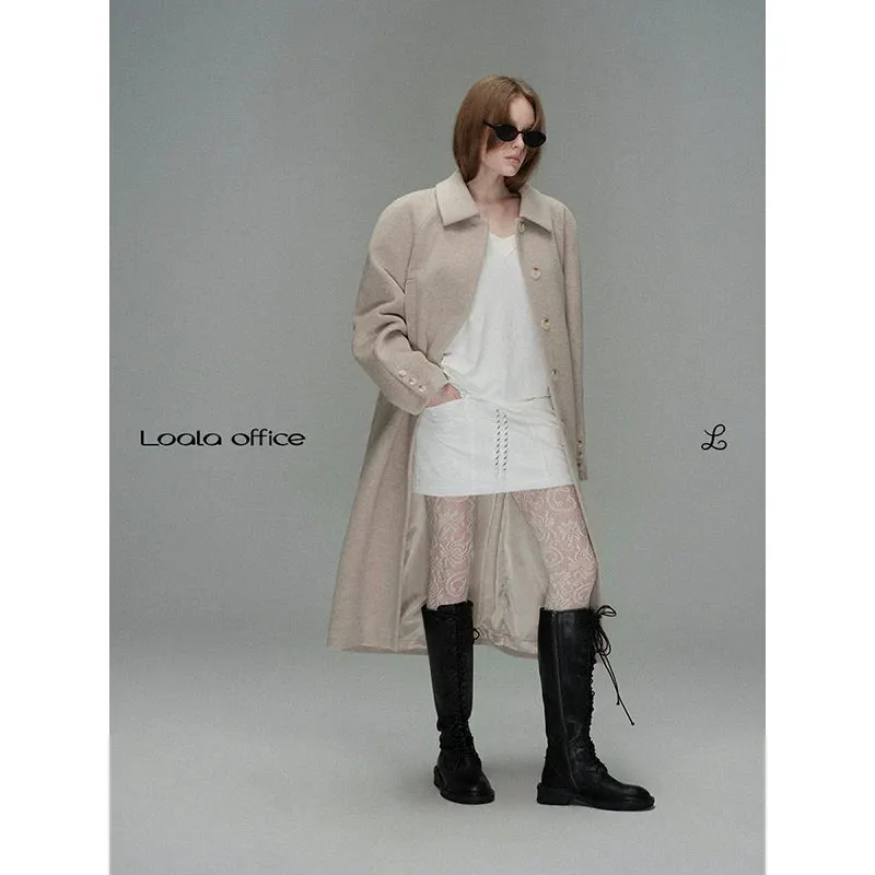 Classic Beige Overcoat