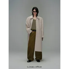 Classic Beige Overcoat