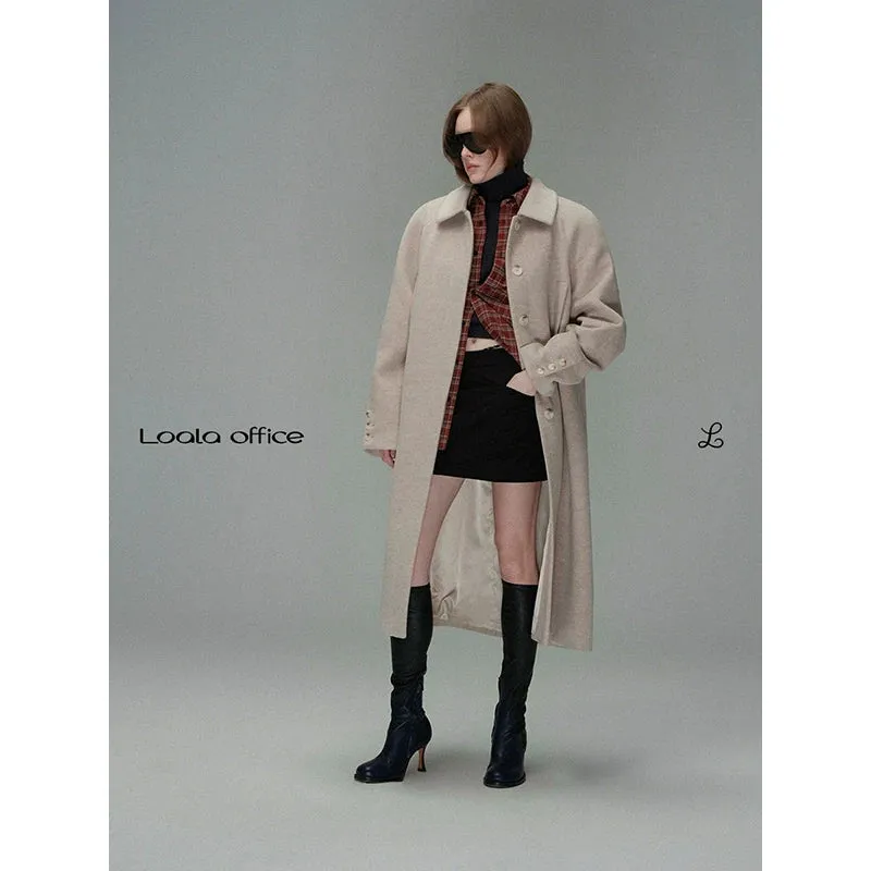 Classic Beige Overcoat