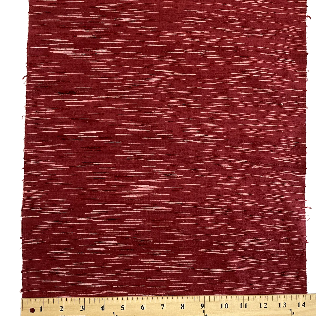 Cranberry Wine Lightning Vintage Kimono Silk by the Yard  #255