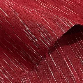 Cranberry Wine Lightning Vintage Kimono Silk by the Yard  #255