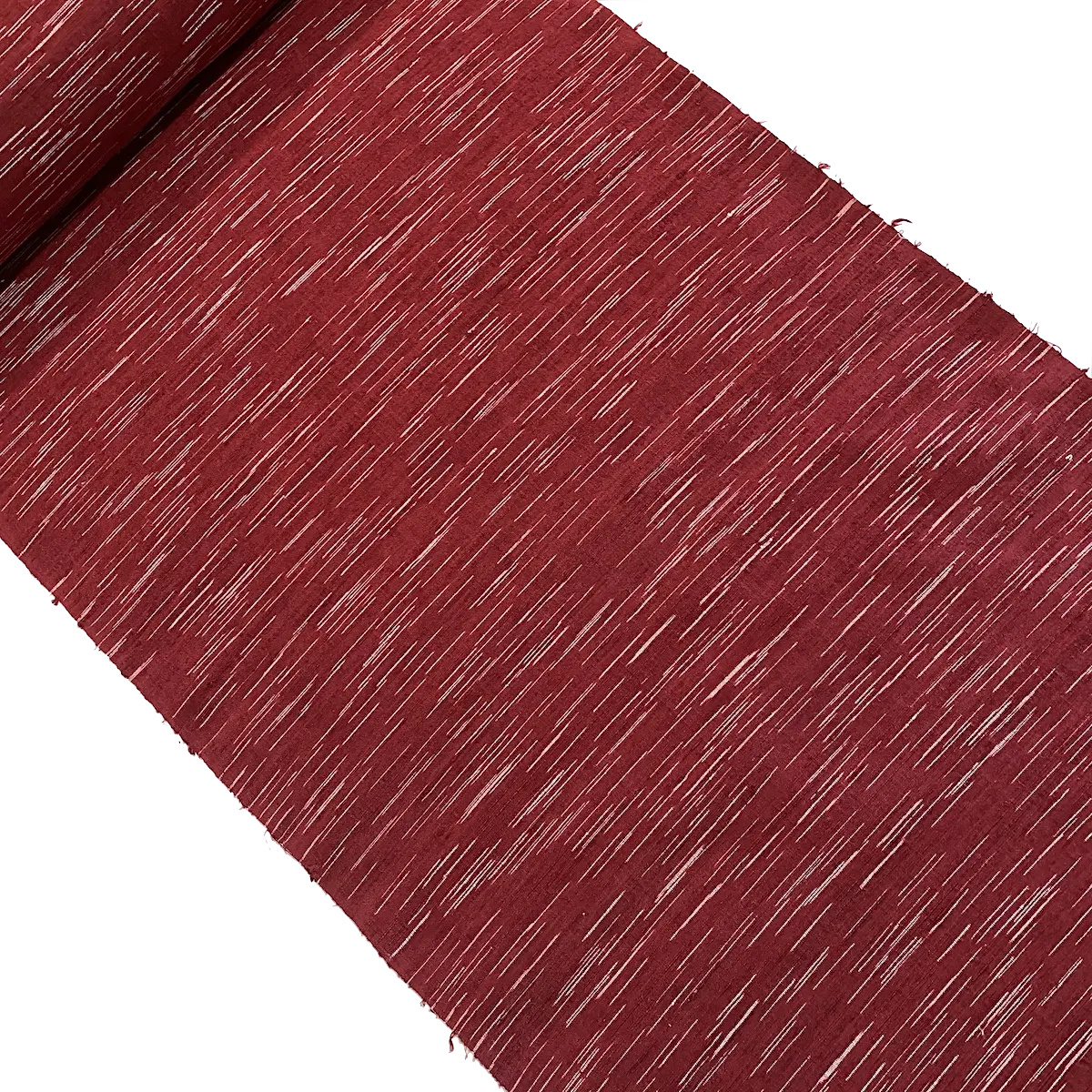 Cranberry Wine Lightning Vintage Kimono Silk by the Yard  #255