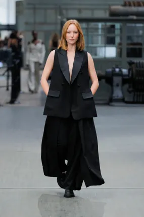 Double-layer Tuxedo Pants