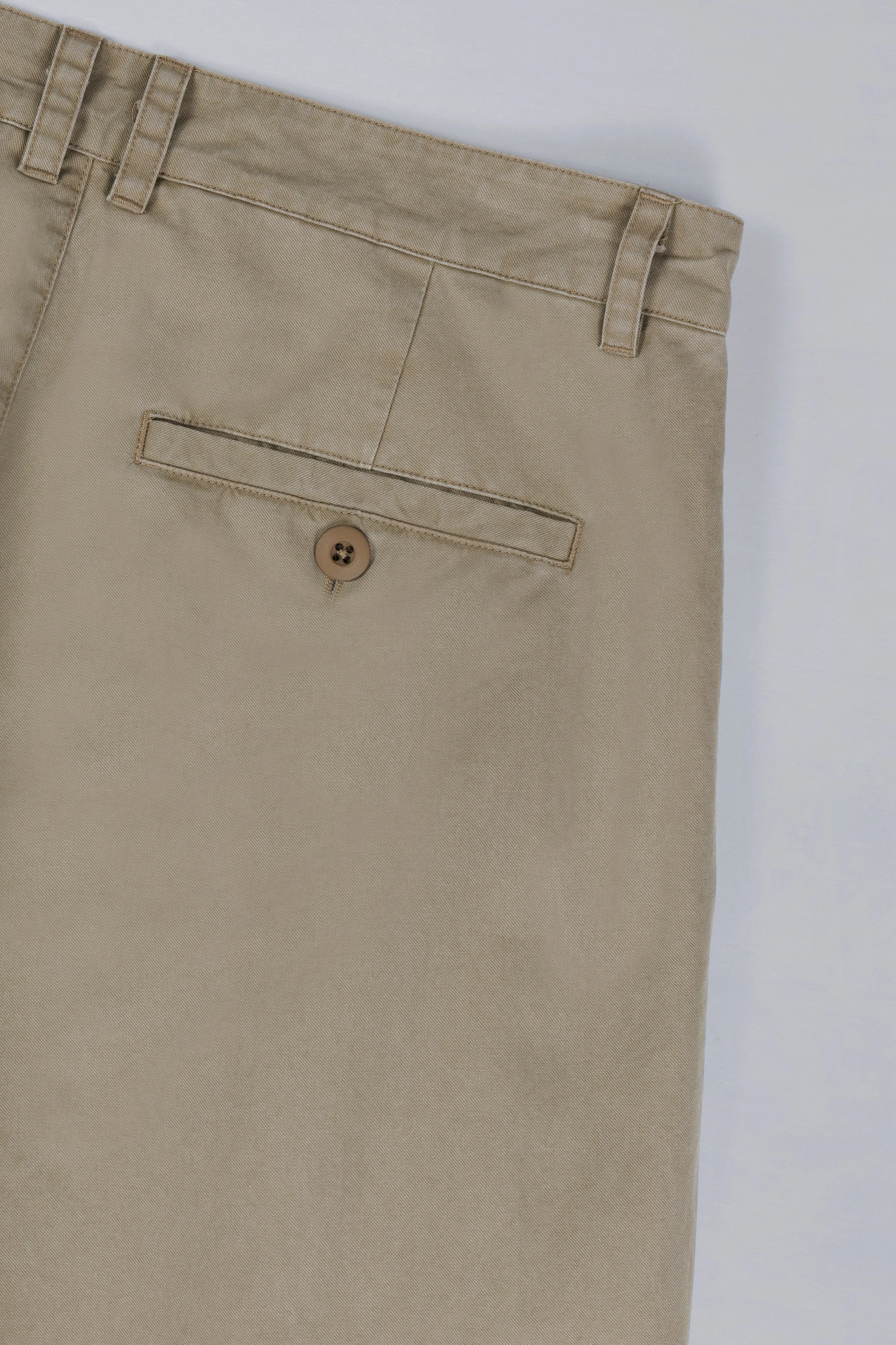 Double Pleated Wide Leg Pant - Putty