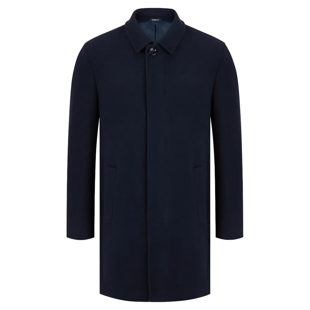 Douglas 90353 79 Navy Hemsworth Overcoat