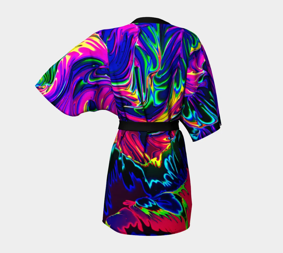 ELECTRO TRANCE KIMONO ROBE | PSYCHEDELIC POUR HOUSE