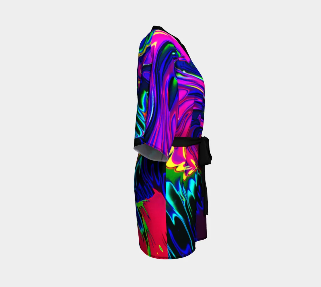ELECTRO TRANCE KIMONO ROBE | PSYCHEDELIC POUR HOUSE