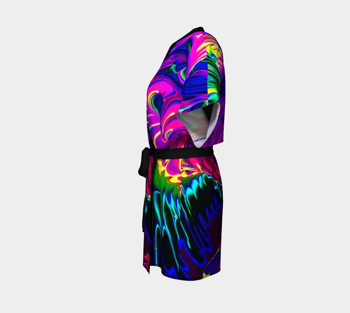 ELECTRO TRANCE KIMONO ROBE | PSYCHEDELIC POUR HOUSE