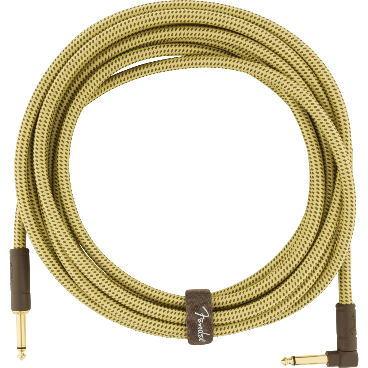 Fender 099-0820-082 Deluxe 18.6' Angled Instrument Cable - Tweed