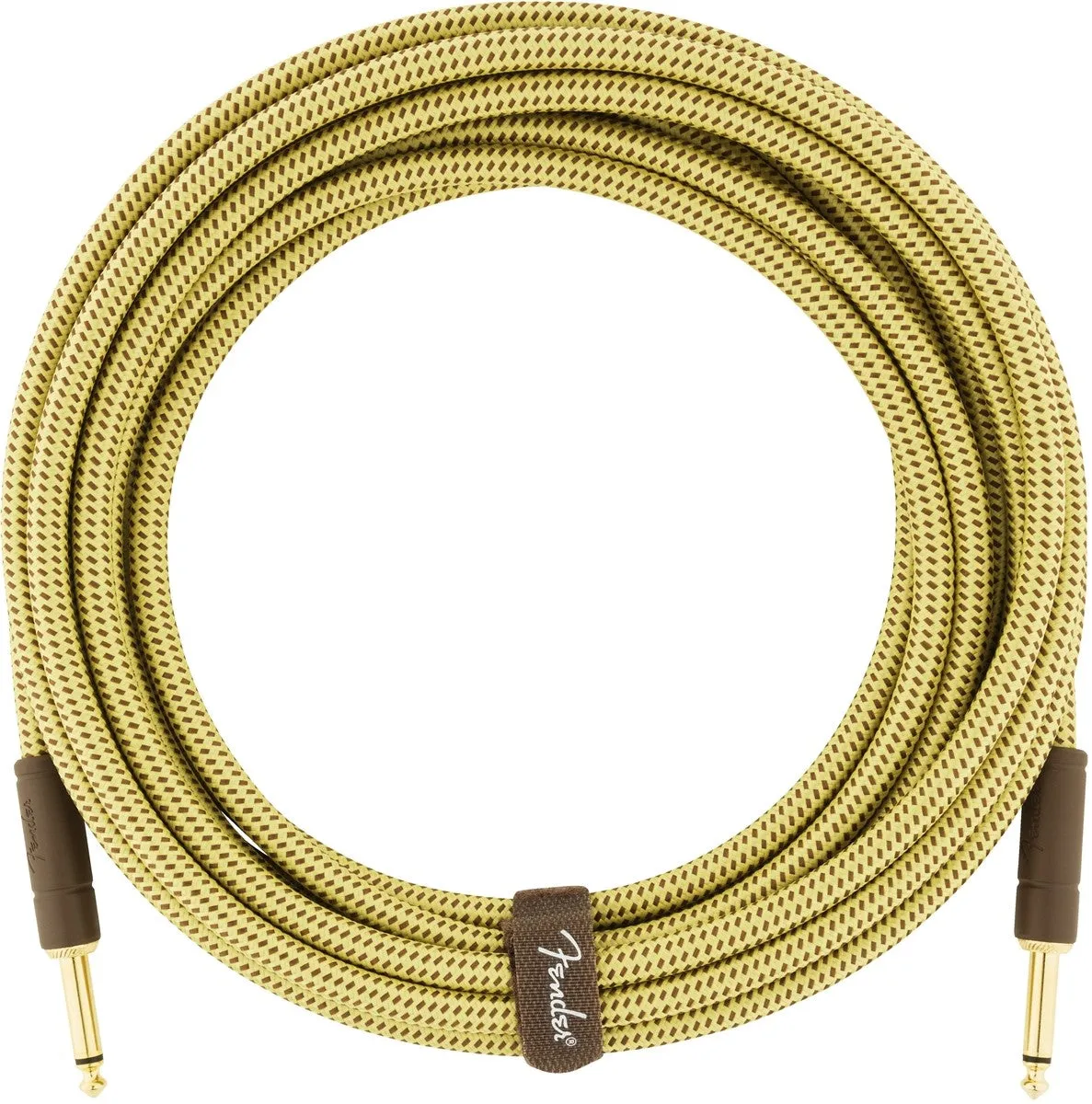 Fender Deluxe 10' Straight/Straight Instrument Cable Tweed