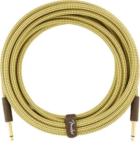 Fender Deluxe 10' Straight/Straight Instrument Cable Tweed