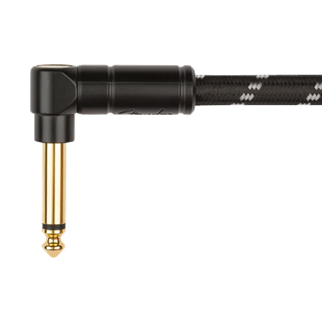 Fender Deluxe Coil Cable - 30ft - Black Tweed