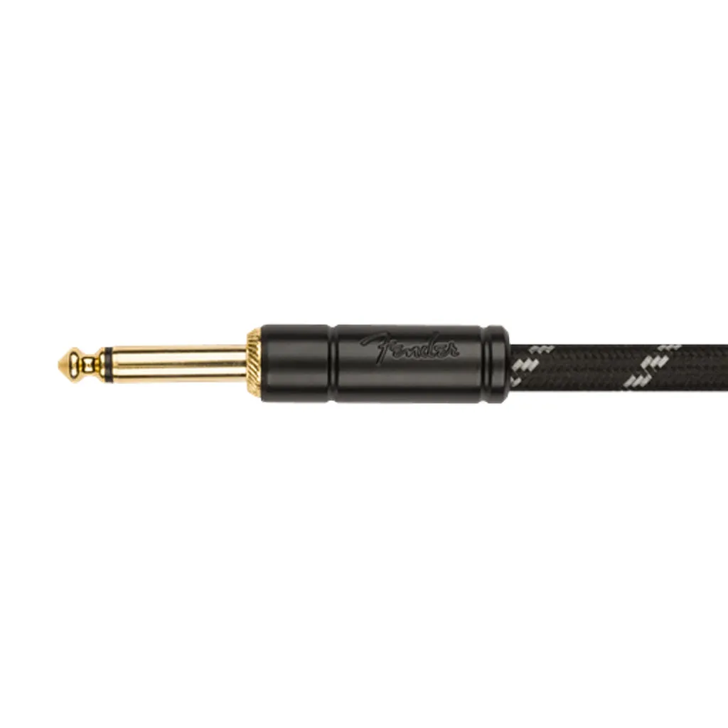 Fender Deluxe Coil Cable - 30ft - Black Tweed