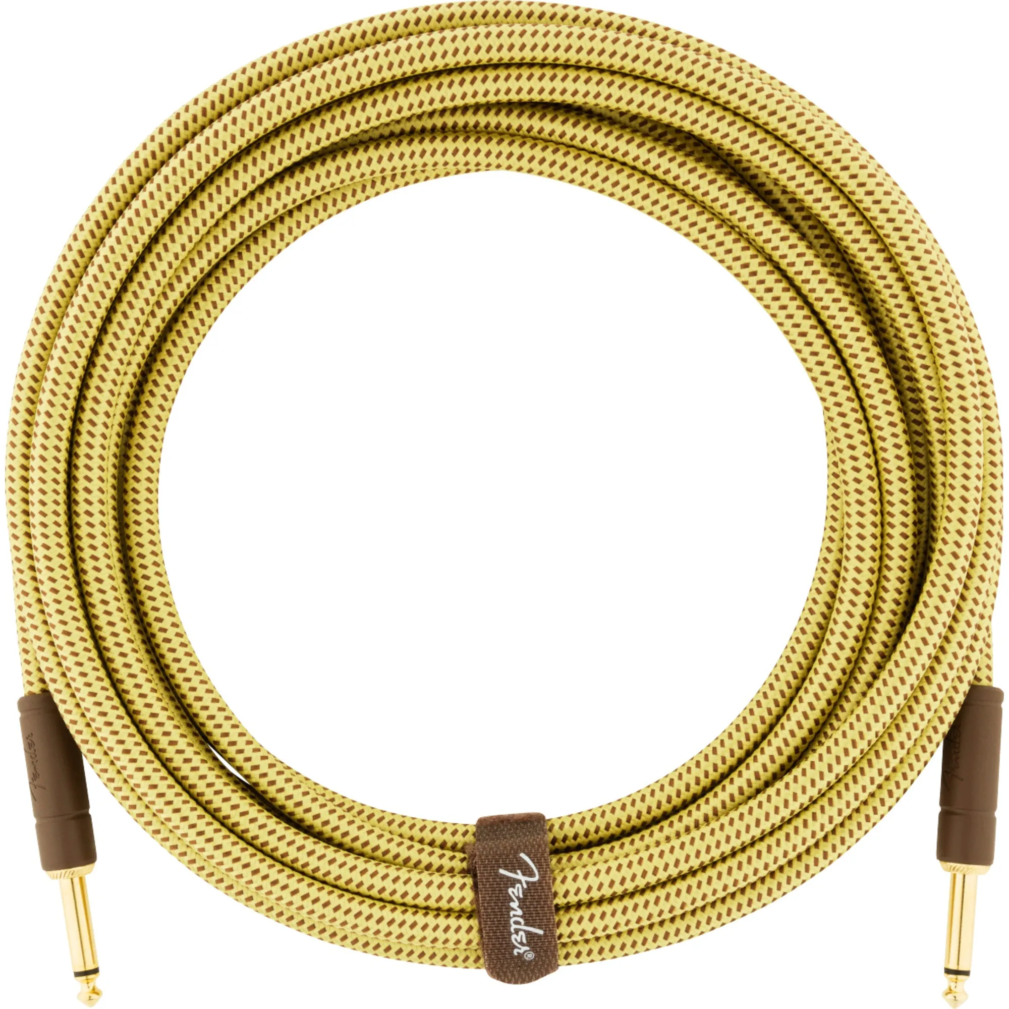 Fender Deluxe Series 10-Foot Tweed Instrument Cable, Straight/Straight