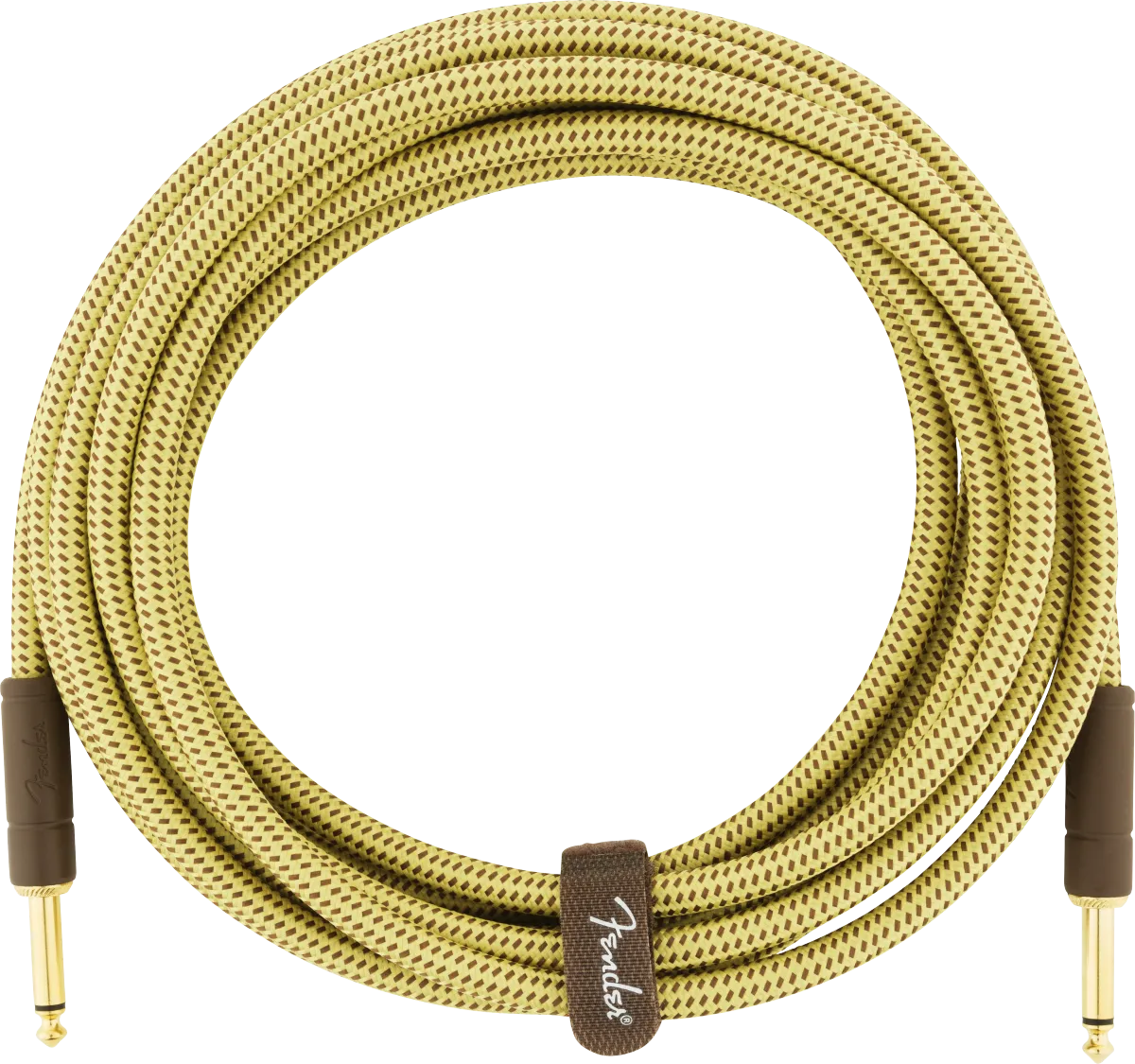 Fender DELUXE Series Instrument Cable 15' - Tweed