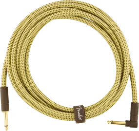 Fender Deluxe Series Instrument Cable 3 Metres Straight/Angle