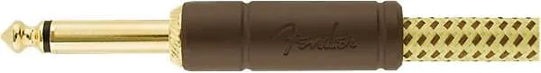 Fender Deluxe Series Instrument Cable, Straight/Straight, 10', Tweed
