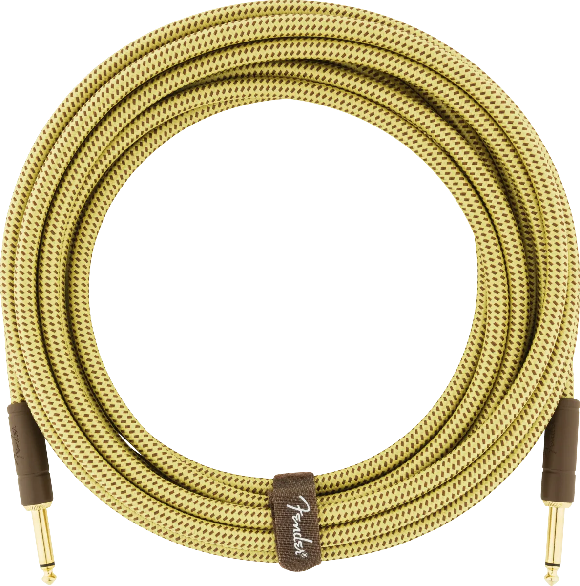 Fender Deluxe Series Instrument Cable, Straight/Straight, 10', Tweed