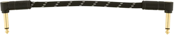 Fender Deluxe Series Instrument Patch Cables - 20 Pack Black Tweed
