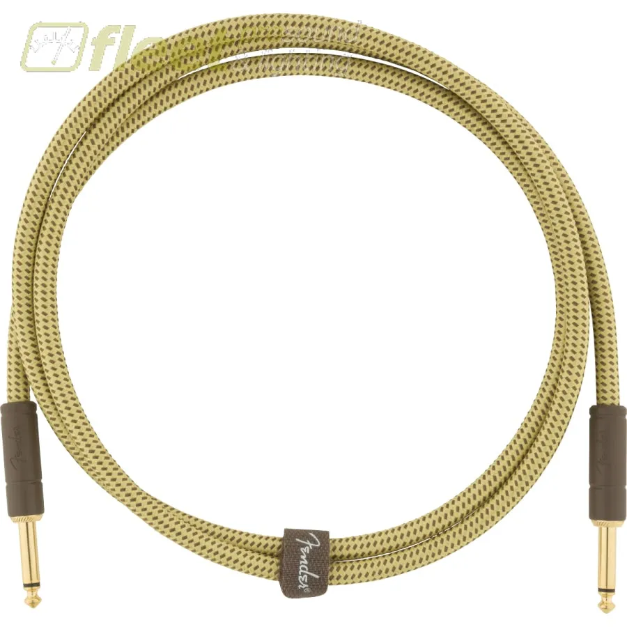 Fender Deluxe Series Instruments Cable, Straight/Straight, 5', Tweed (0990820094)