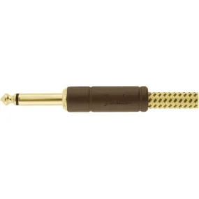 Fender Deluxe Series Tweed Guitar Cable - 10foot (3 meters) - Straight