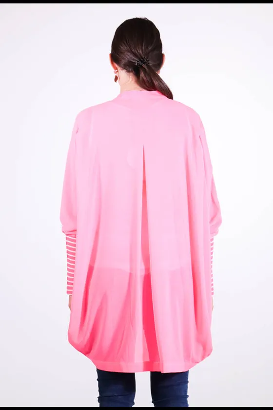 Fluro Pink Cuff Kimono Short